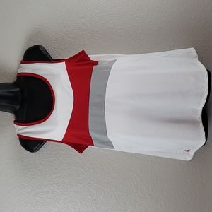 Antigua | NWT Women's Built-In-Bra Active Performance Color Block Tank Sz XL